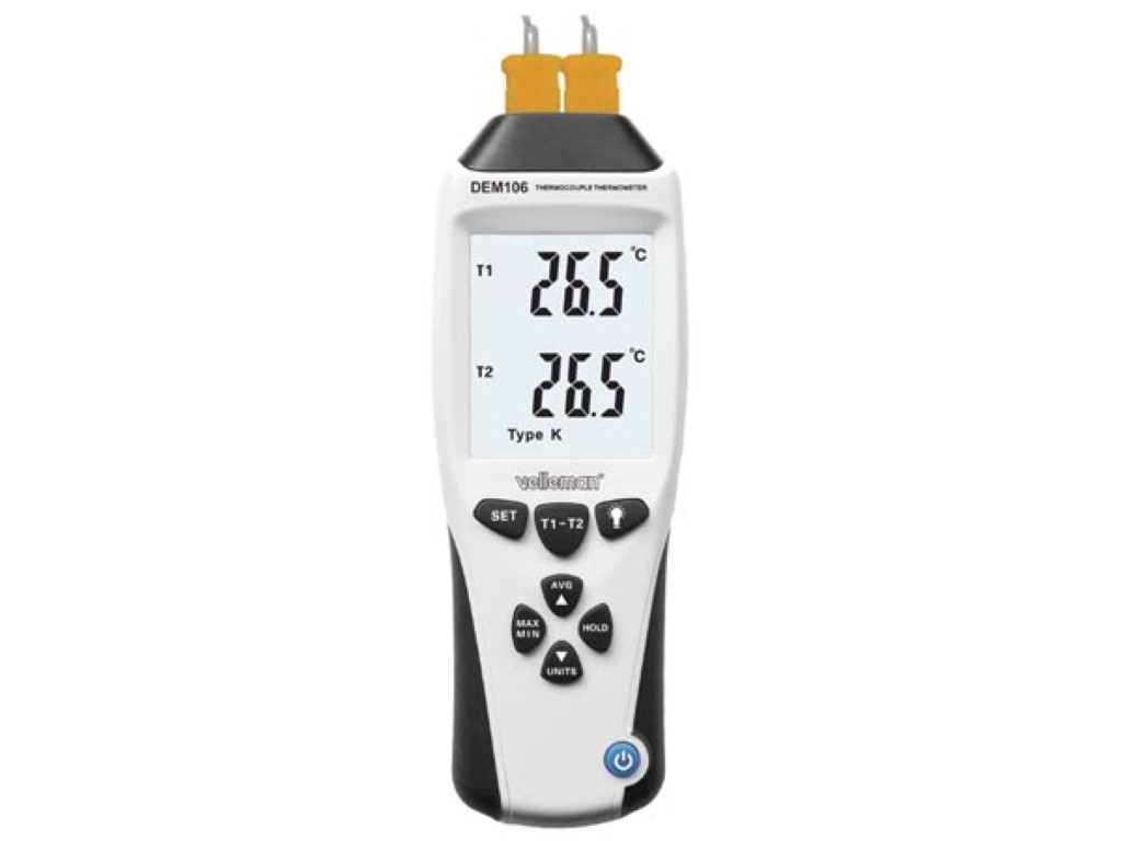 K/J TYPE THERMOCOUPLE THERMOMETER