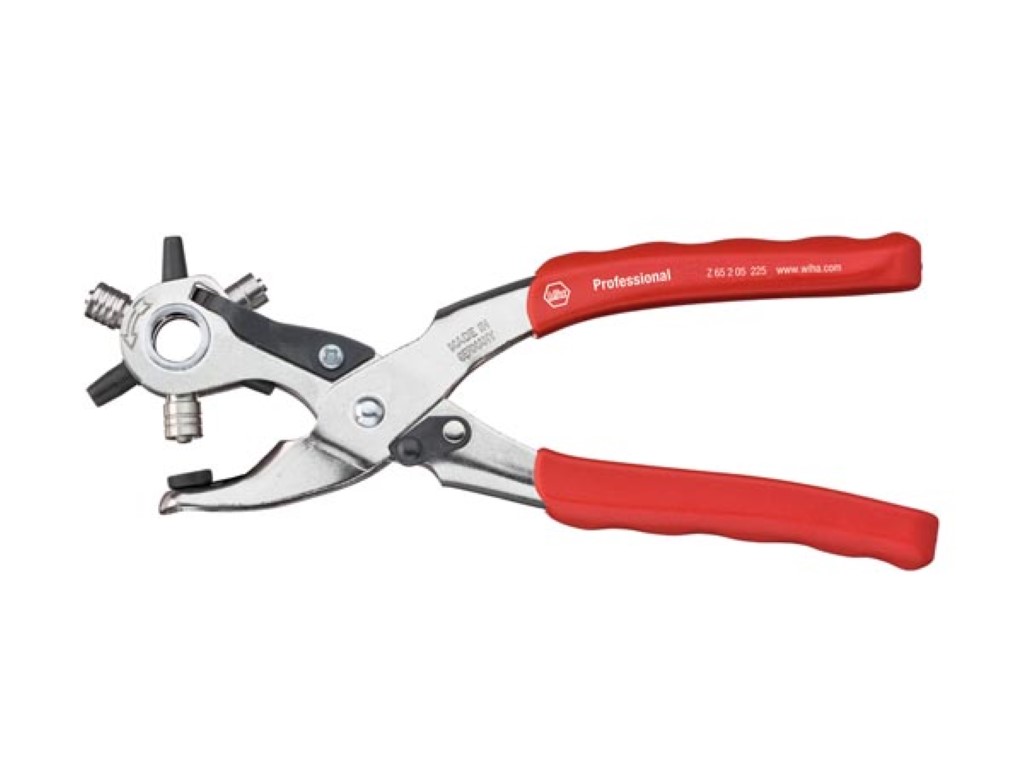 PROFESSIONAL REVOLVING PUNCH AND LOOP PLIERS - 225 mm - WIHA - Z65025