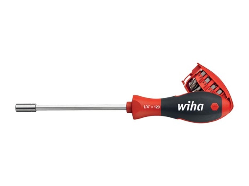 WIHA - Screwdriver with bit magazine magnetic 