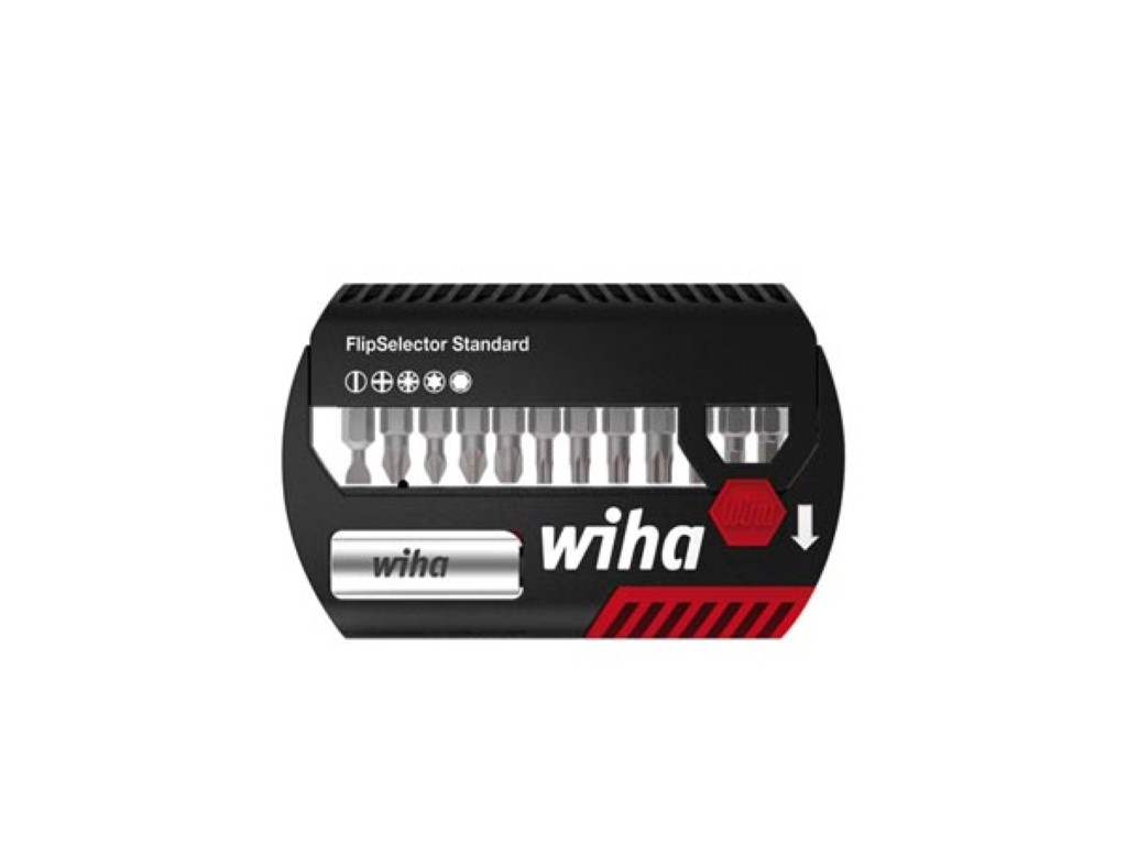 Wiha Bit set FlipSelector Standard 25 mm assorted 1/4