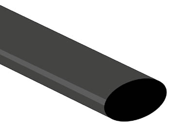Термоусадочная трубка  19.0mm - черная 