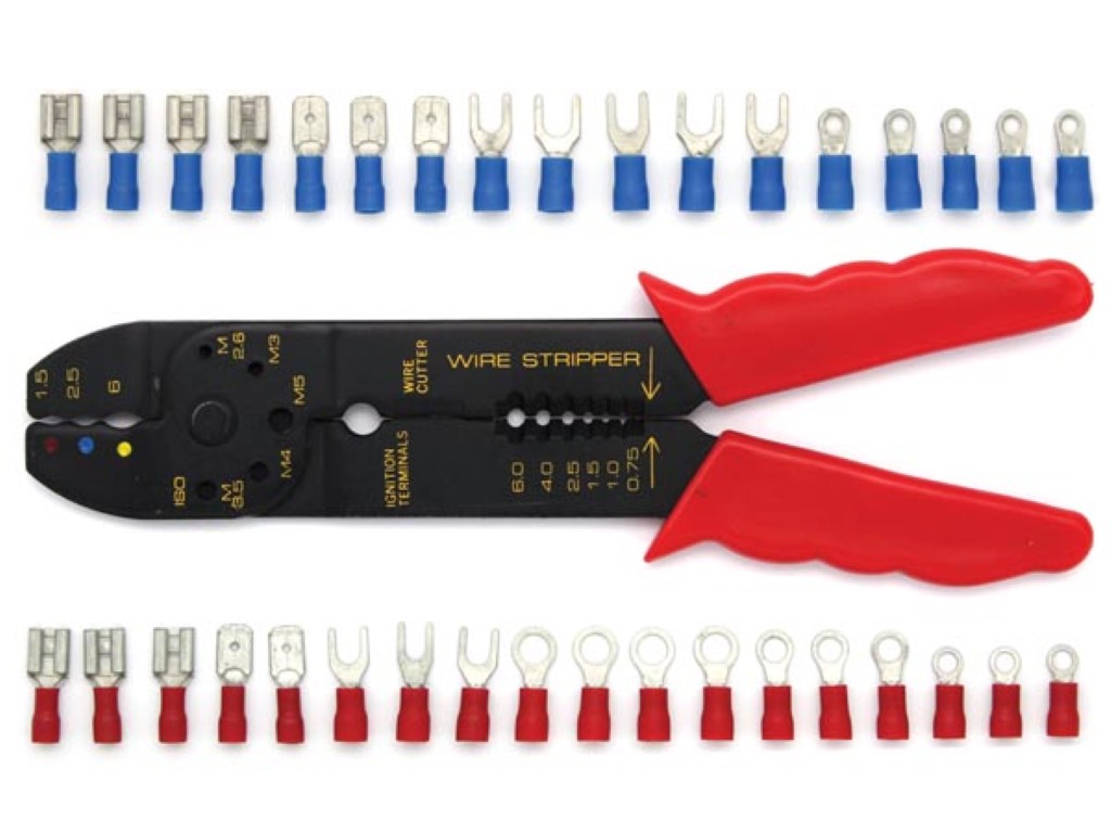 80-PC TRAY CARD WITH CRIMPING TOOL