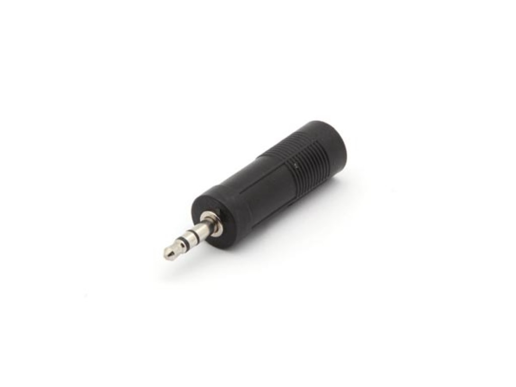 FEMALE 6.35mm STEREO JACK TO MALE 3.5mm STEREO JACK