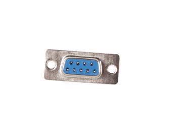 FEMALE 9-PIN SUB-D CONNECTOR - CHASSIS MOUNTING