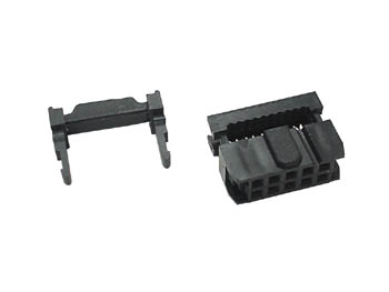 10-PIN IDC SOCKET CABLE MOUNT