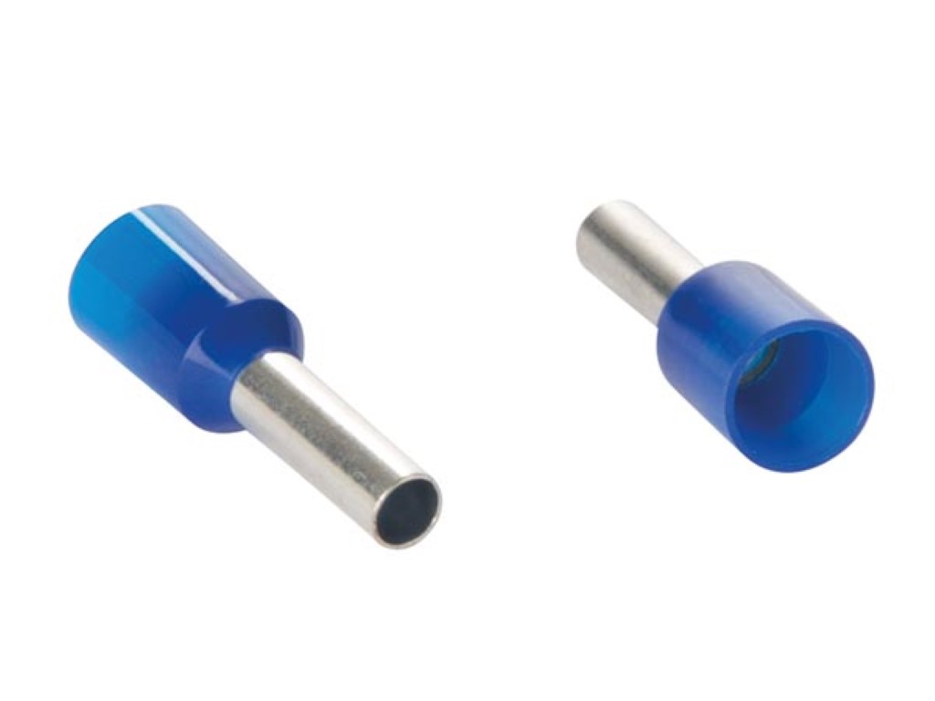 CORD END SLEEVE CONNECTOR - 2.50mm² (BLUE)