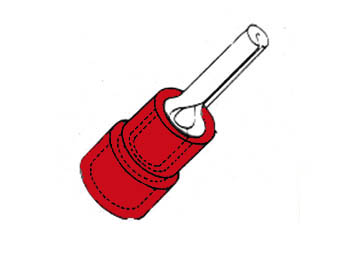PIN CONNECTOR RED