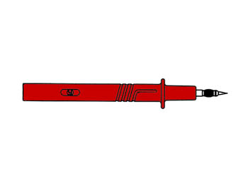 SAFETY DUAL FUNCTION TEST PROBE 4mm / RED (PRÜF 2700)