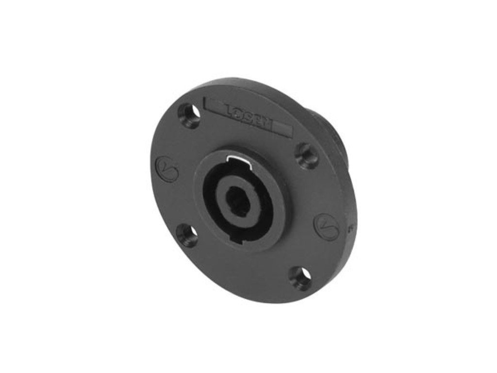 LOUDSPEAKER CONNECTOR - ROUND CHASSIS - FEMALE