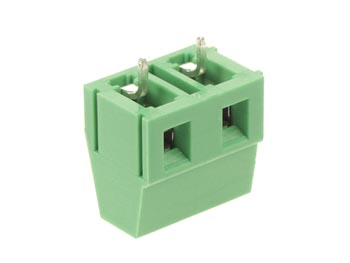 PROFESSIONAL SCREW TERMINAL, 2-POLE, GREEN, 7.5mm PITCH