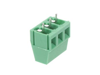 PROFESSIONAL SCREW TERMINAL, 3-POLE, GREEN , 5mm PITCH