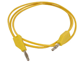 Тестпровода с 4mm банана-оконечниками / желтый( Velleman )