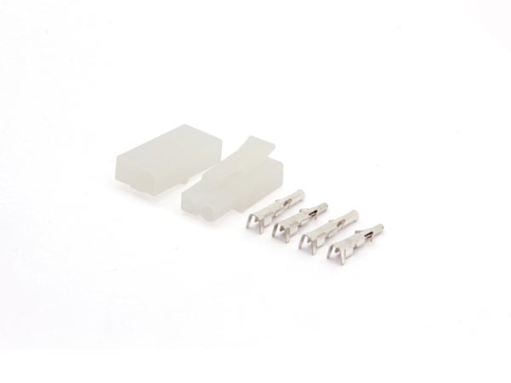 WIRE TO WIRE CONNECTOR SET 6.2mm / 1 x 2 POLES