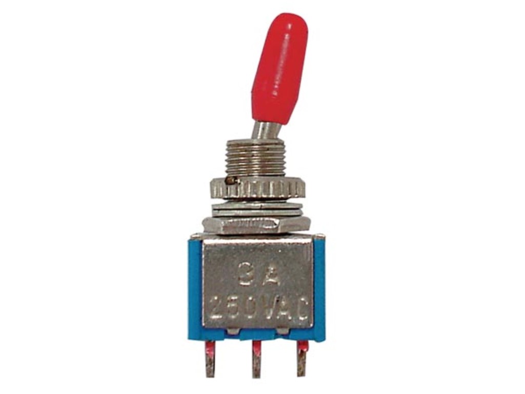 VERTICAL TOGGLE SWITCH SPDT ON-ON - LOW-COST