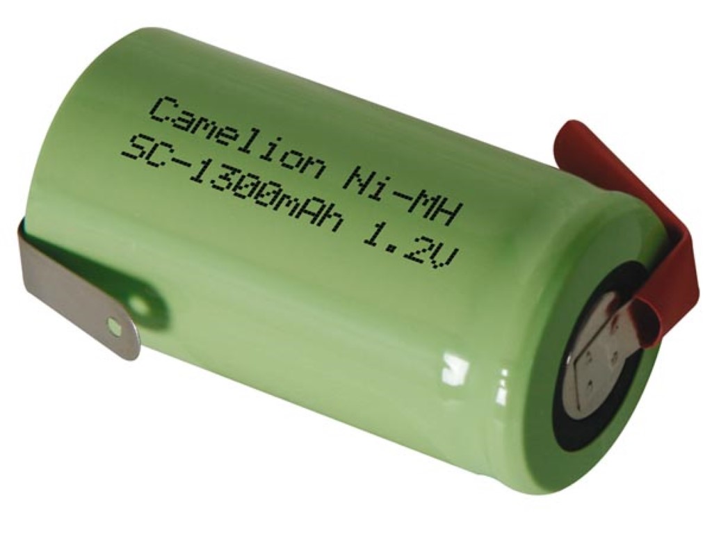 NI-MH CELL 1.2V-1.3Ah WITH SOLDER TAGS IN THE OPPOSED DIRECTION (bulk)