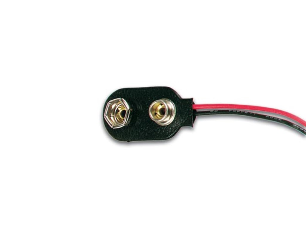 BATTERY SNAP FOR 1 x 9V-CELL (
