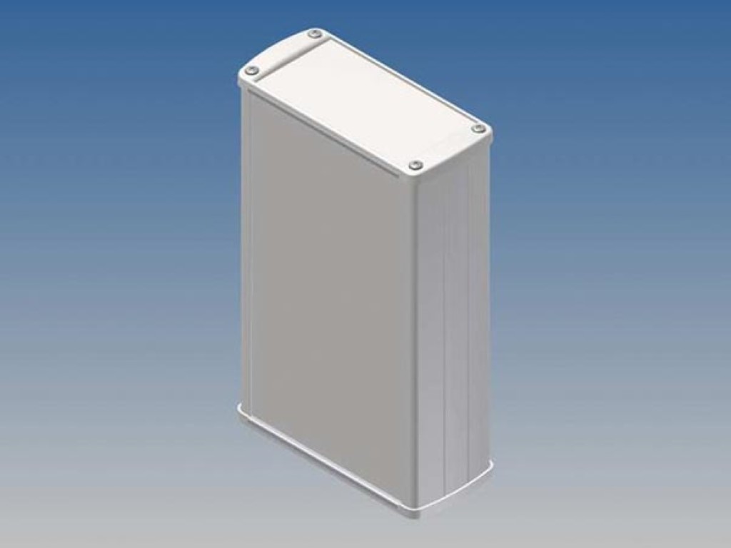 Alumiiniumkorpus - valge - 175 x 105.9 x 45.8 mm