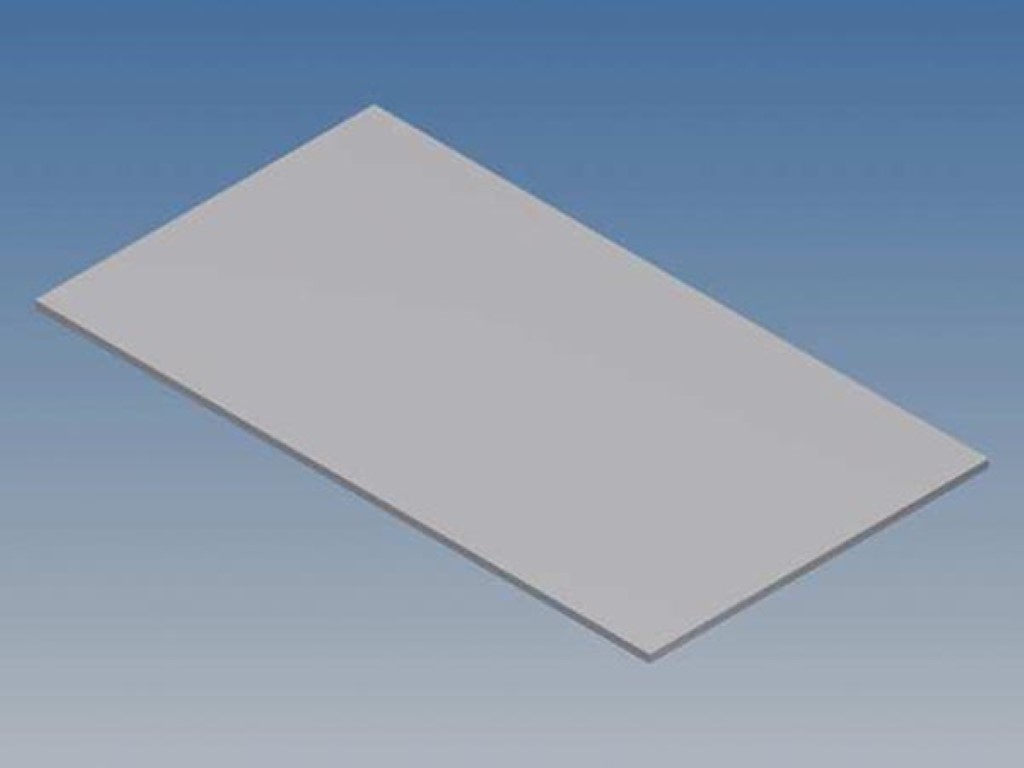 Alumiiniumpaneel: 10002 / MC 12 - hõbedane - 77 x 42.5 x 1 mm