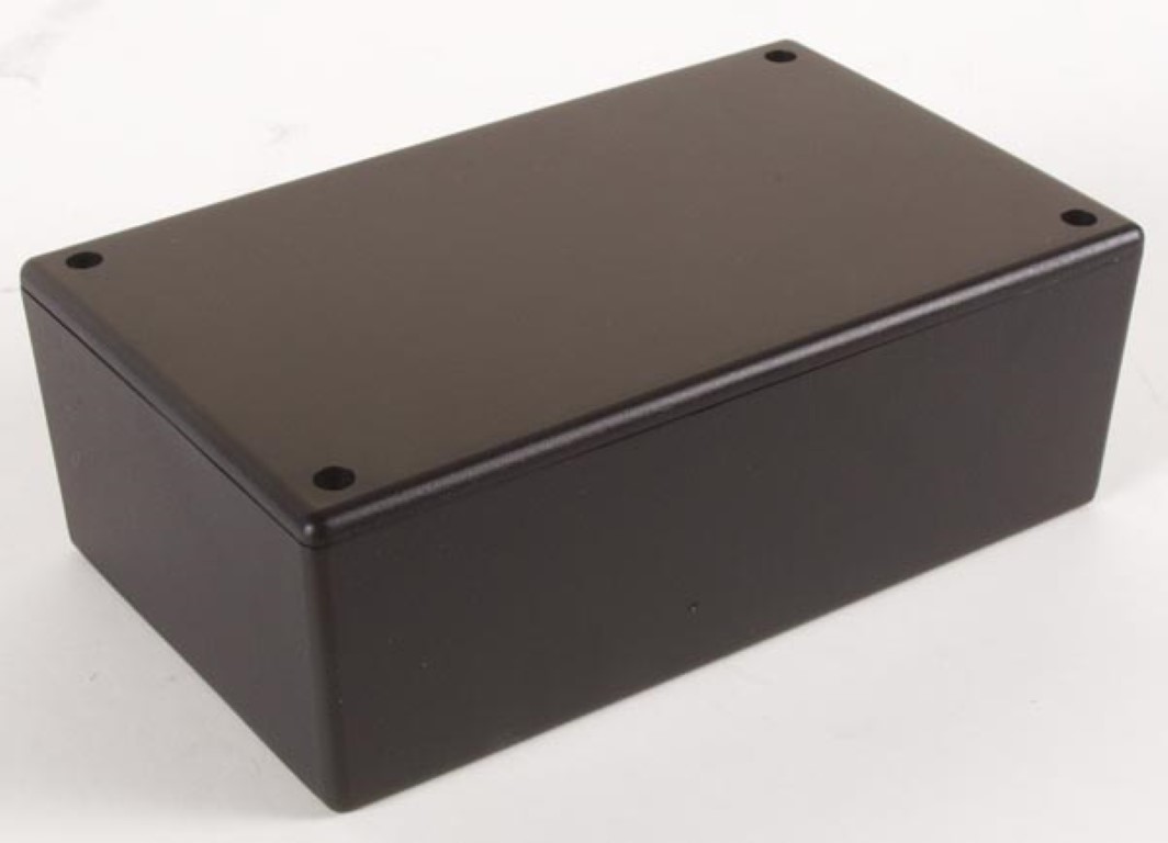PLASTIC BOX - BLACK 160 x 95 x 55mm