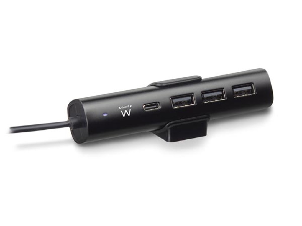 EWENT - DESKTOP USB laadija 36 W + 1 USB-C PORT toite edastajaga ja 3 USB-A porti 