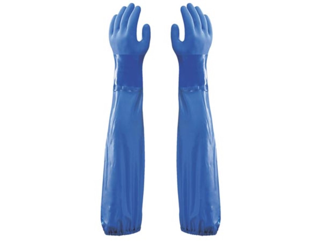 OIL RESISTANT LONG SLEEVED GLOVE - SIZE 10/XL