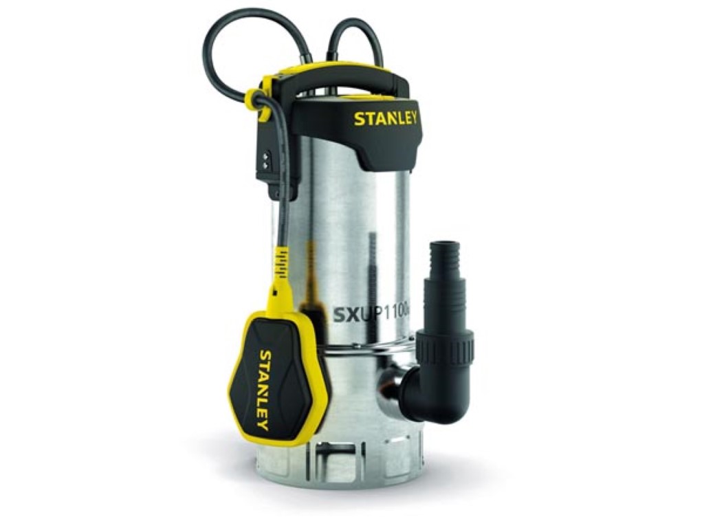 STANLEY - SUBMERSIBLE PUMP - STAINLESS STEEL - DIRTY WATER - 1100 W