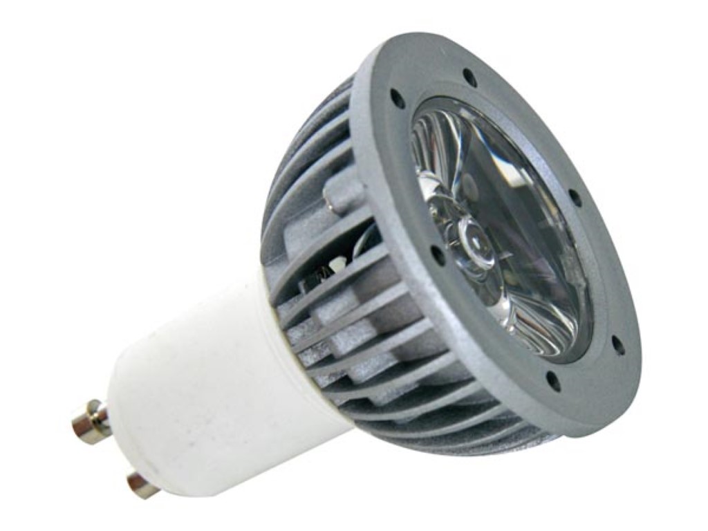 1W LED lamp- külm valge (6400K) - 230V - GU10