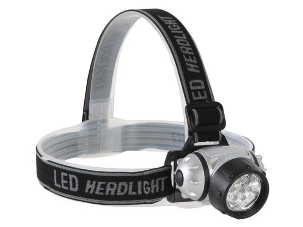 HEADLAMP WITH 7 ULTRABRIGHT WHITE LEDS