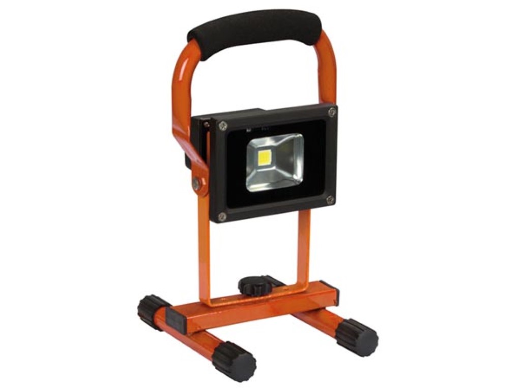 PORTABLE RECHARGEABLE LED WORK LIGHT - 10 W - 6500 K