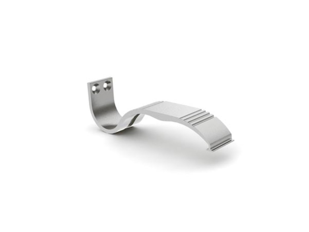 WALL ARM FOR ALU-ROUND LED PROFILE - SILVER