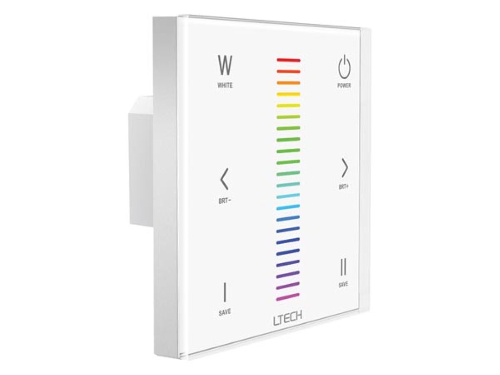 RGBW LED TOUCH PANEL DIMMER - DMX / RF