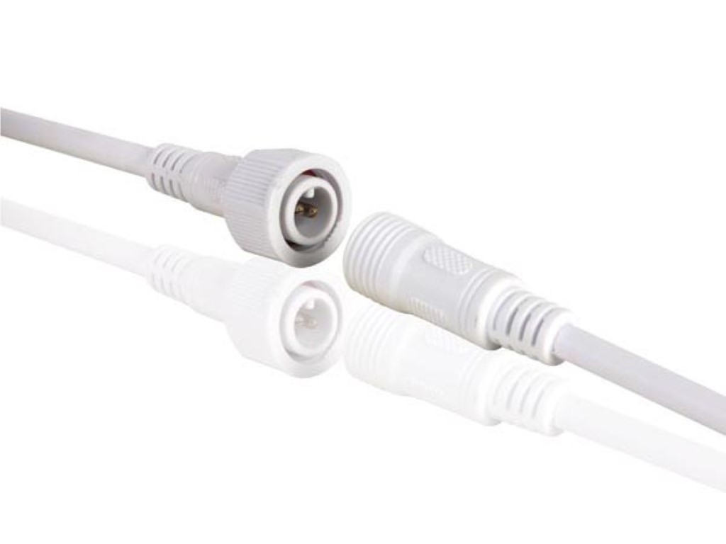 CONNECTOR WITH CABLE (MALE-FEMALE) FOR SINGLE COLOUR LEDSTRIP - IP68