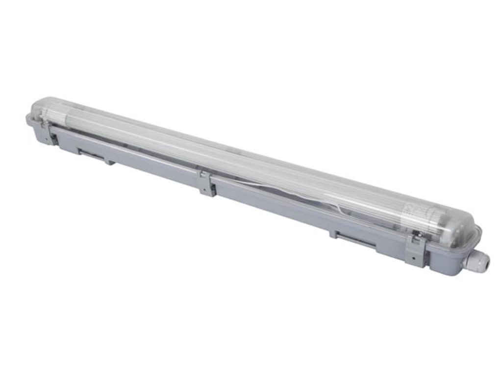 WATERPROOF FIXTURE WITH T8 LED TUBE - 65.5 cm - NEUTRAL WHITE