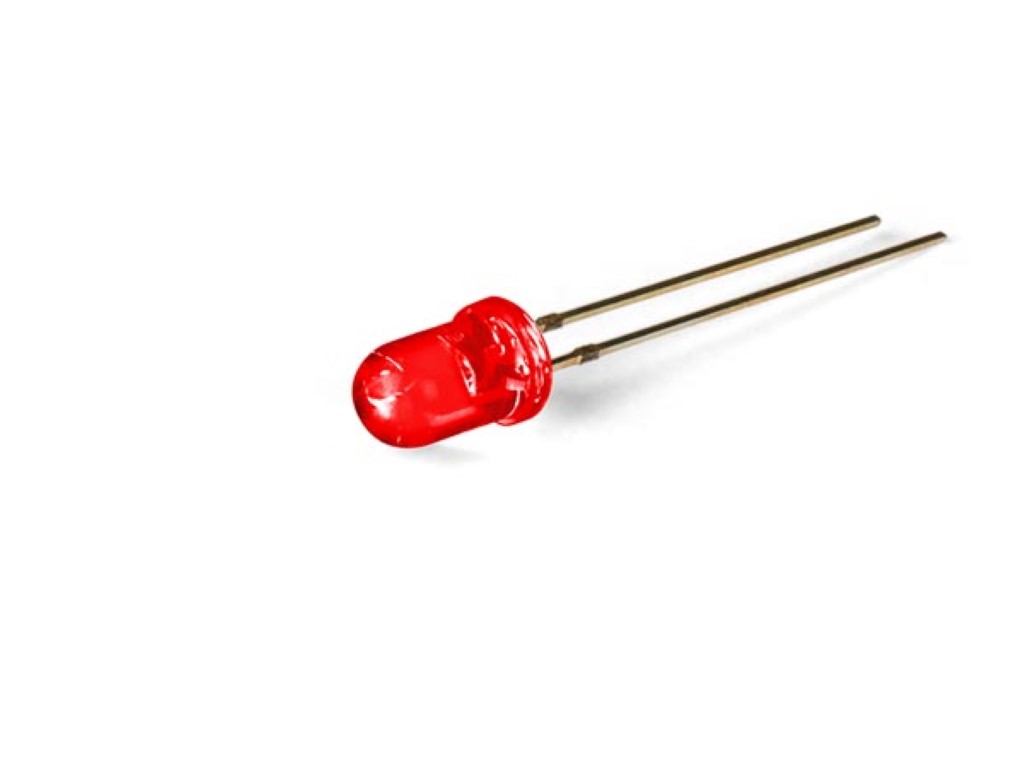 5mm STANDARD LED LAMP RED WATER-CLEAR