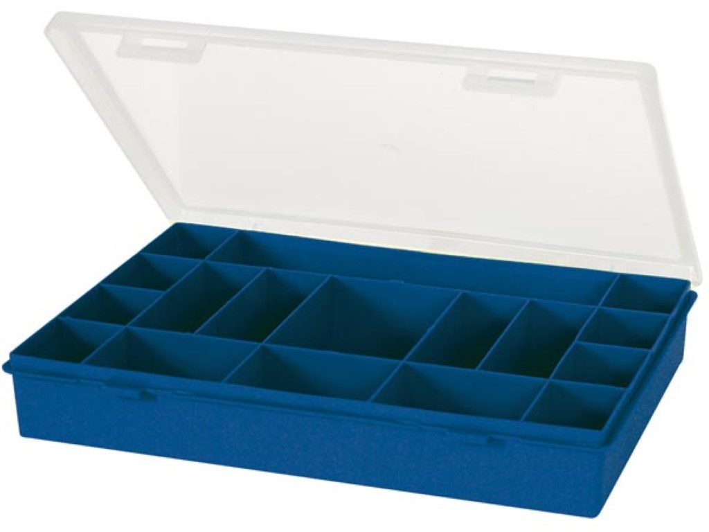 TAYG - STORAGE CASE - 330 x 274 x 54 mm - 17 COMPARTMENTS