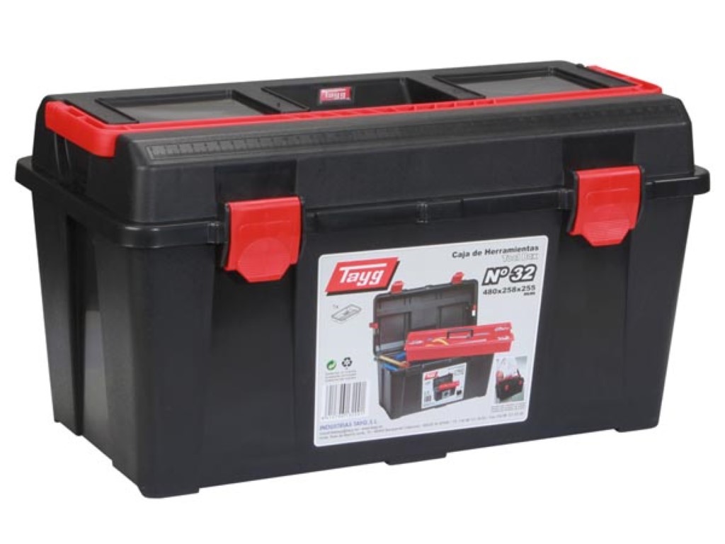 TAYG - TOOL BOX - 480 x 258 x 255 mm - WITH TRAY