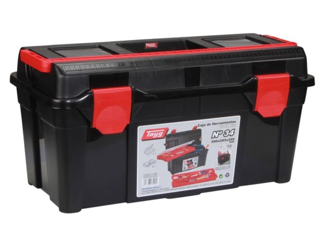 TAYG - TOOL BOX - 580 x 285 x 290 mm - WITH TRAY AND BOX