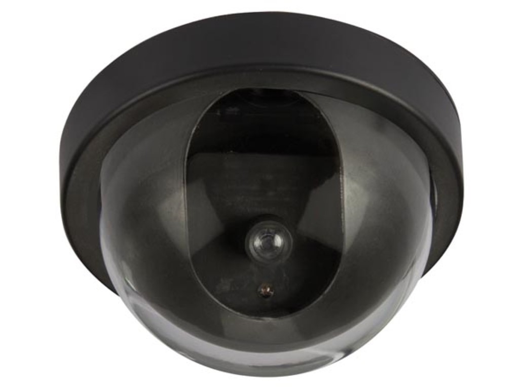 DUMMY DOME CAMERA WITH RED LED