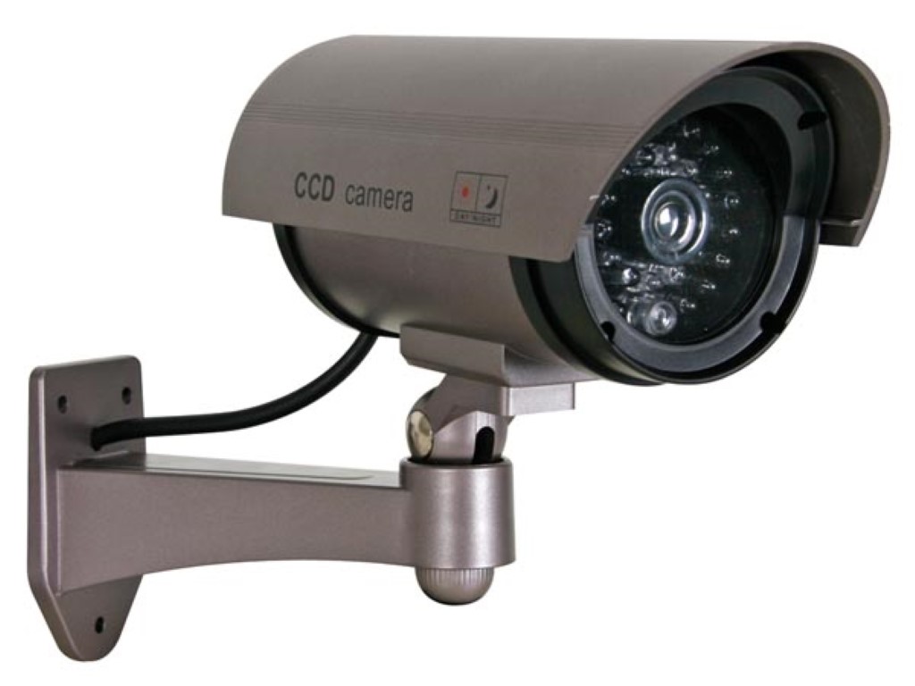 DUMMY BULLET CAMERA WITH IR LEDs AND RED LED