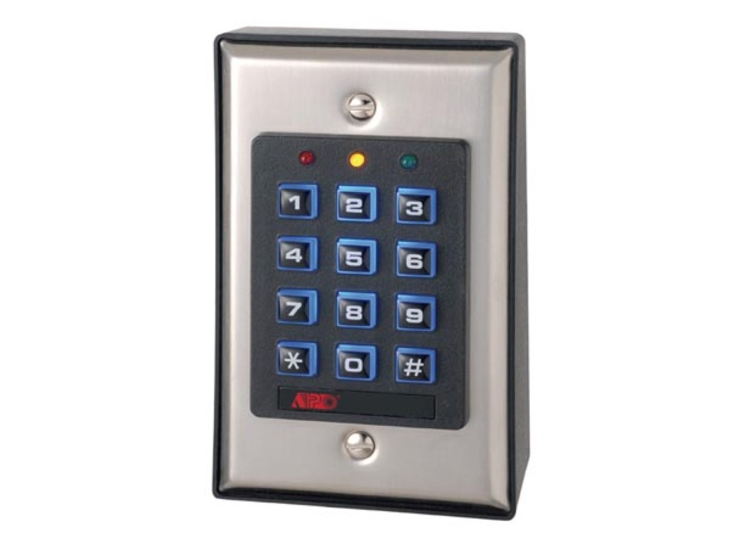 SELF-CONTAINED DIGITAL ACCESS CONTROL KEYPAD WITH BACKLIGHT