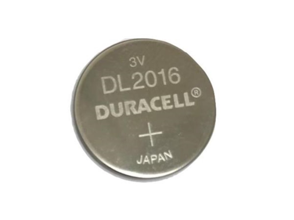 DURACELL - LITHIUM BUTTON CELL 3 V DL2016 BL2 (blister of 2pcs)