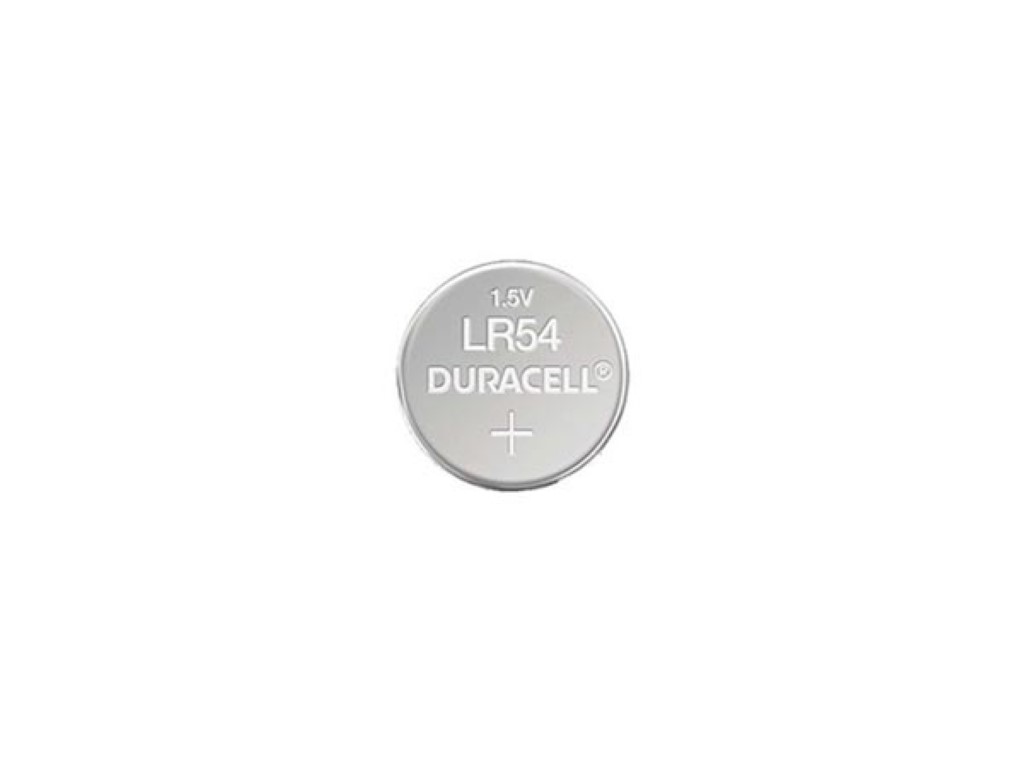 DURACELL - ALKALINE BUTTON CELL 1.5 V LR54 (blister of 2pcs)