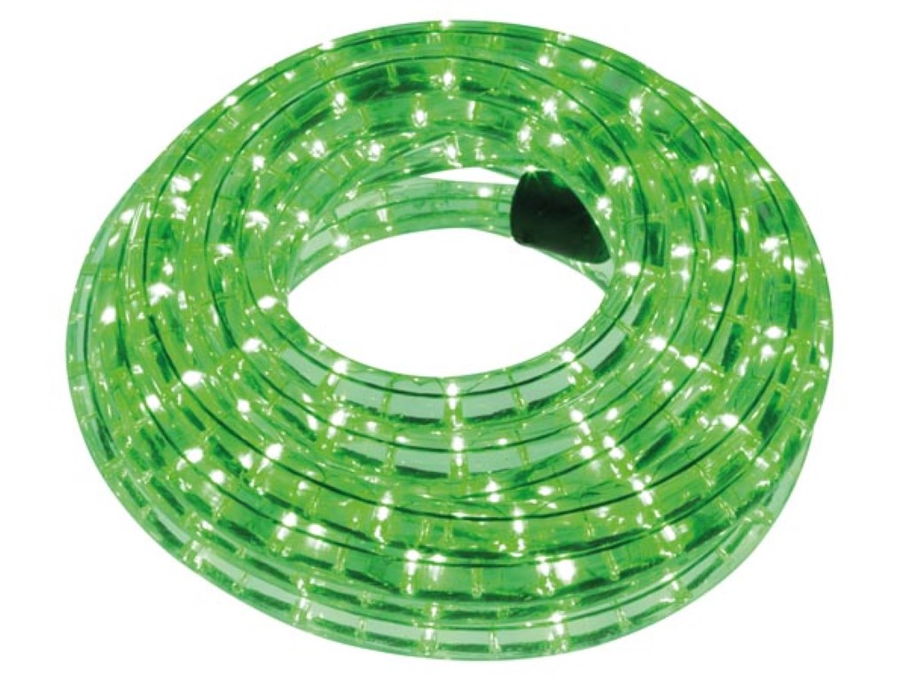 LED nöörvalgusti - 9 m - roheline