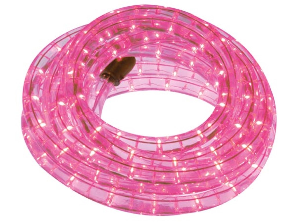 LED nöörvalgusti  - 9 m - roosa