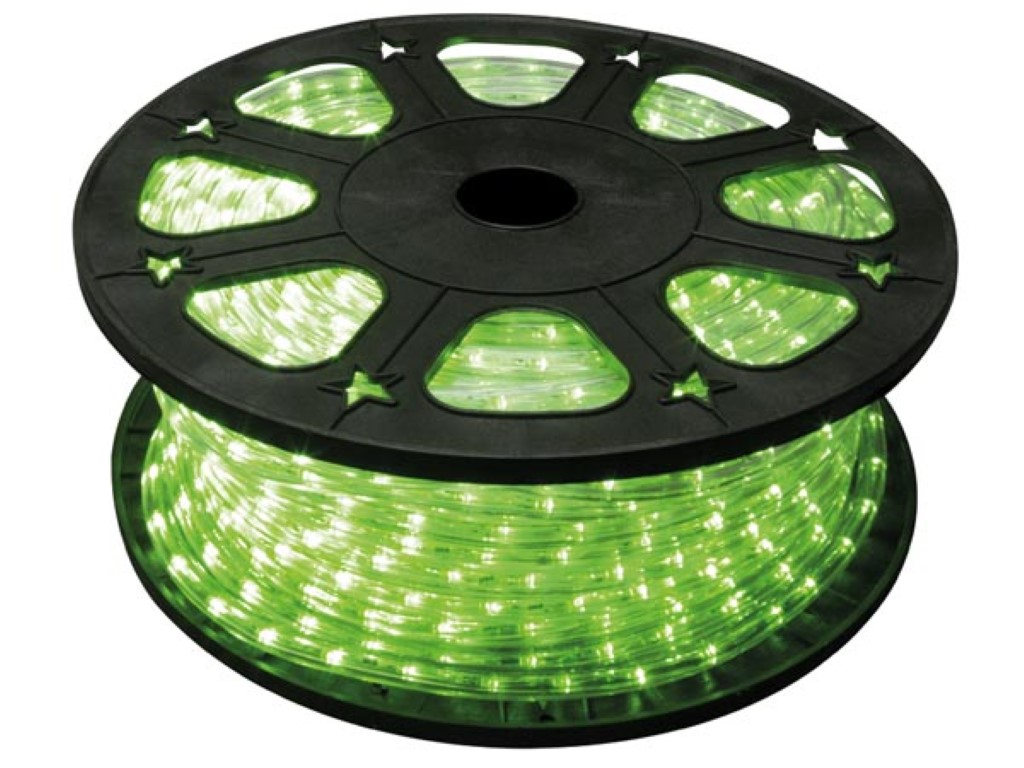 LED nöörvalgusti - 45 m - roheline