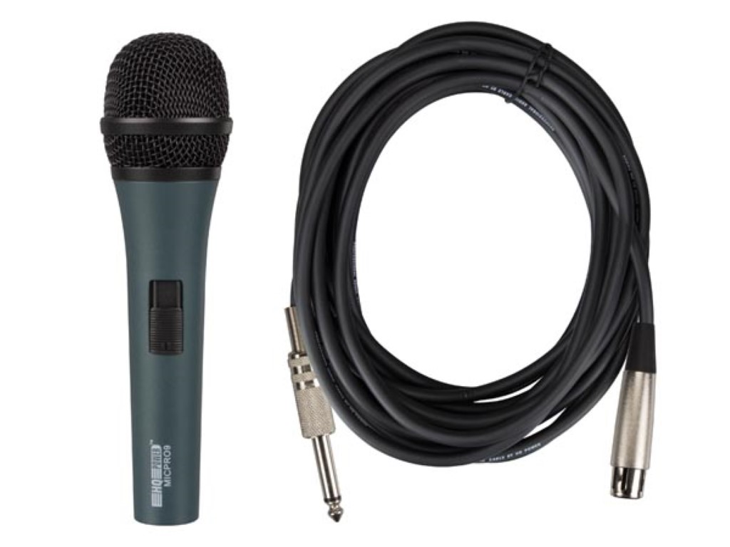 Dünaamiline mikrofon + kohver ( must )