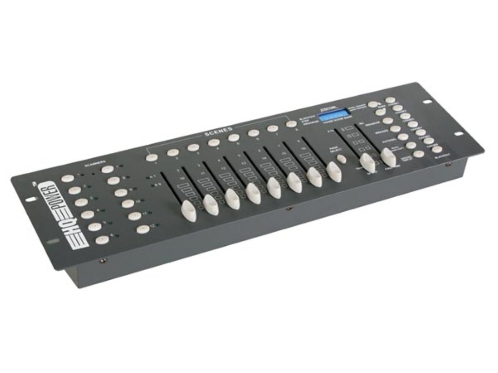 192-kanaliga DMX kontroller