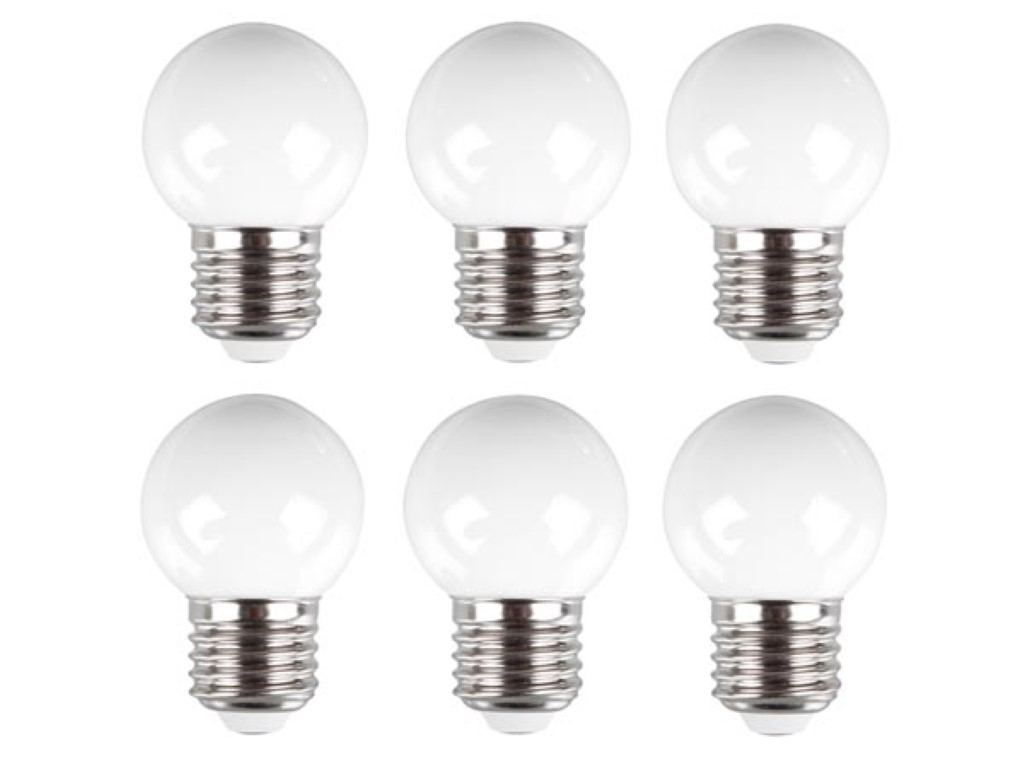 WARM WHITE LED LAMPS (10pcs)