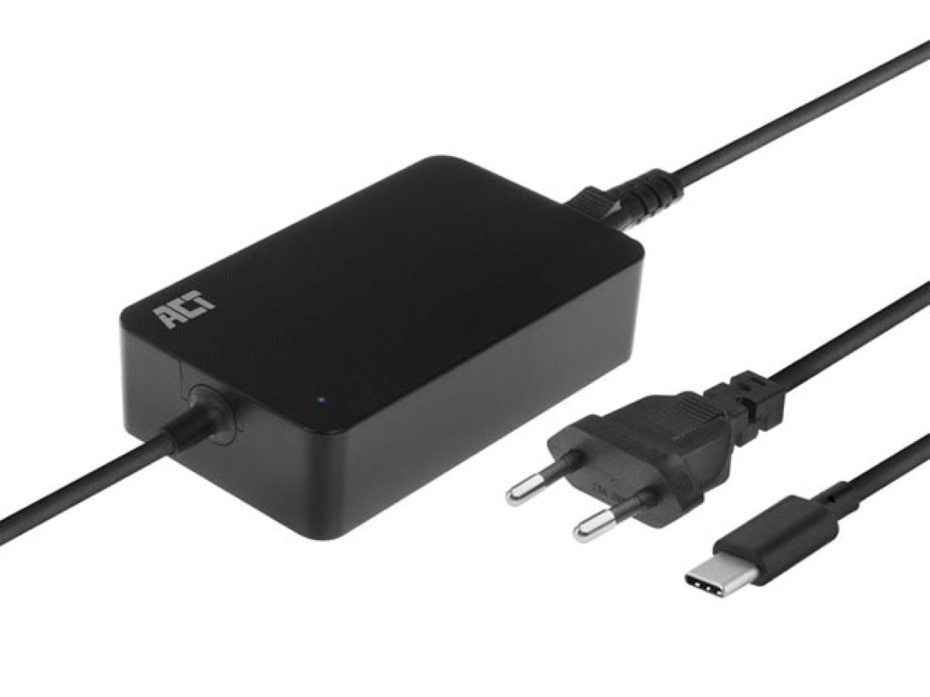 USB-C charger for laptops up to 15.6