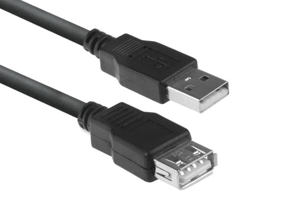 USB 2.0 A pistik - A pesa; pikenduskaabel - 3 m